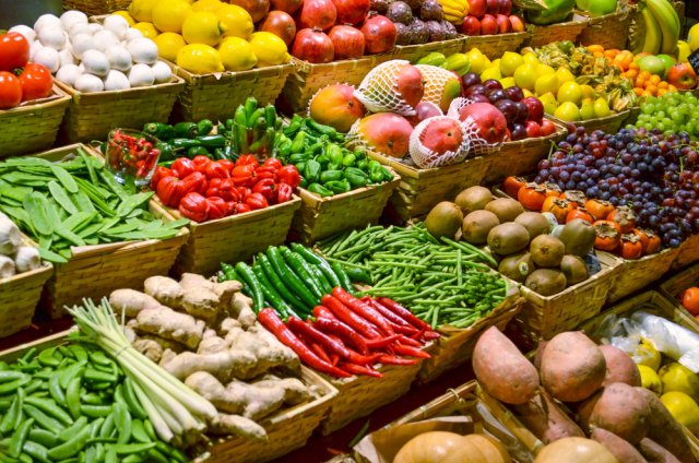 овощи на рынке