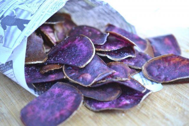 Фиолетовые чипсы