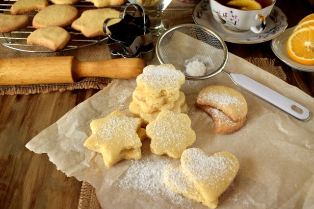 Песочное тесто для печенья домашнее рецепт с фото пошагово