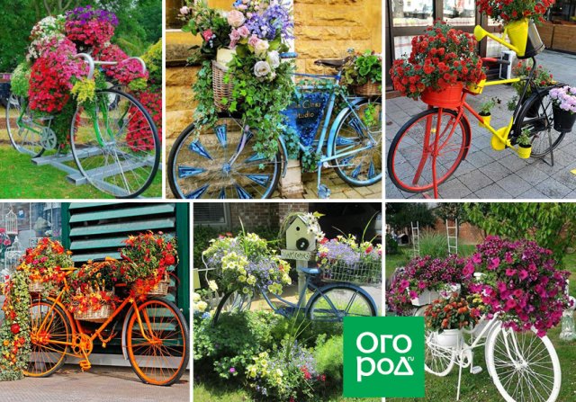 велосипеды с цветами