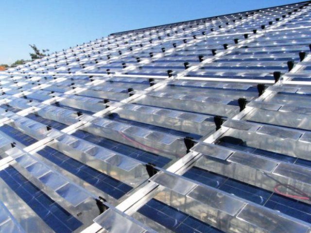 солнечные батареи на крышах