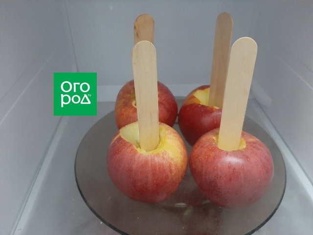 Как быстро остудить яблоки