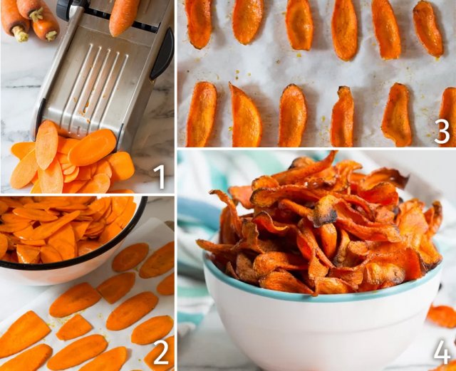 чипсы из моркови